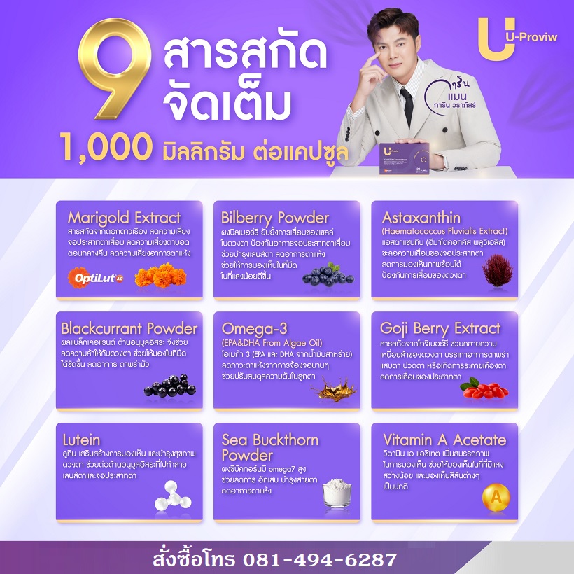 U-Proviw ผลิตภัณฑ์